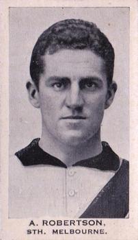 1932 Godfrey Phillips Tobacco Victorian League & Association Footballers #24 Austin Robertson Front